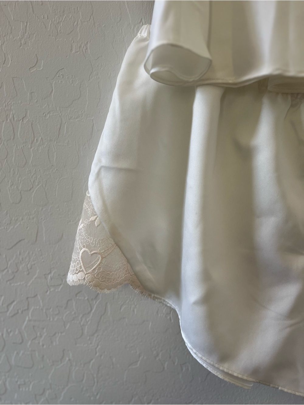 Flora Nikrooz Kit Matte Satin Cami Set- Ivory Bridal Pajamas- Wedding Honeymoon - Picture 8 of 8